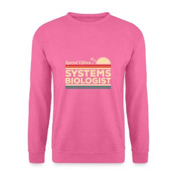 Vintage Systembiologe Sonderausgabe Biologie - Unisex Pullover - Pink - Vorne