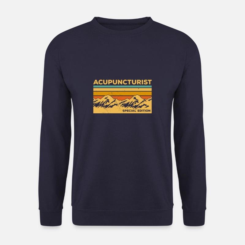 Vintage Akupunkteur Akupunktur - Unisex Pullover - Navy