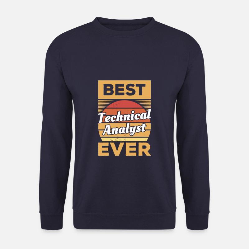 This Technical Analyst Needs Wine - Unisex Sweatshirt - navy
