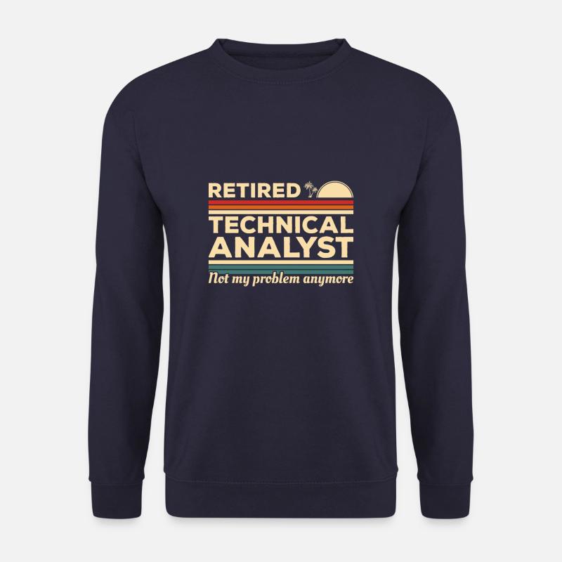 This Technical Analyst Needs Wine - Unisex Sweatshirt - navy