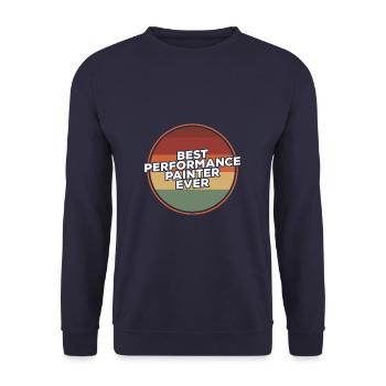 Vintage meilleur peintre de performance de tous les temps - Sweat-shirt Unisexe - marine - Devant - Alina (178cm) & Michal (187cm)