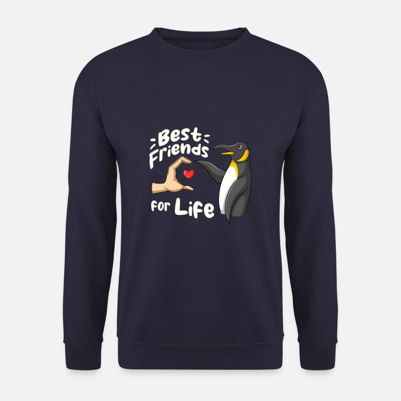 Pinguin-Liebhaber Freund Pinguine - Unisex Pullover - Navy