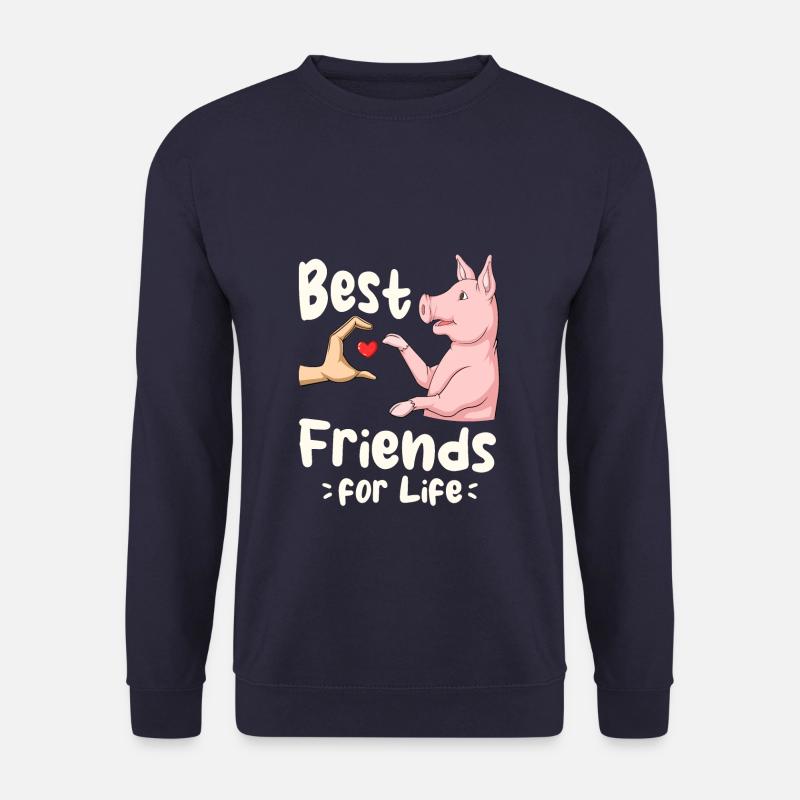 Schweineliebhaber Freund Schweine - Unisex Pullover - Navy