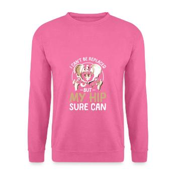 Bionic Hip Replacement Surgery Joint Recovery - Unisex Sweatshirt - pink - Front