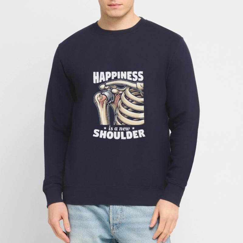 Bionic Shoulder Replacement Surgery Joint Recovery Unisex Sweatshirt