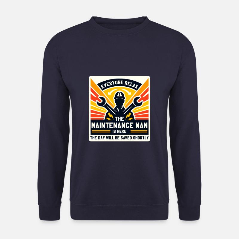 Wartungsmann Wartungstechniker Arbeiter - Unisex Pullover - Navy