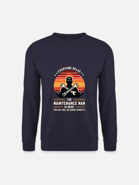 Homme d’entretien Technicien d’entretien Ouvrier - Sweat-shirt Unisexe - marine