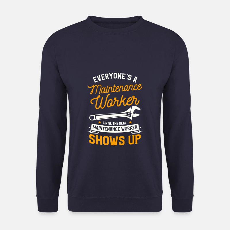 Wartungsarbeiter Wartungstechniker Handwerker - Unisex Pullover - Navy