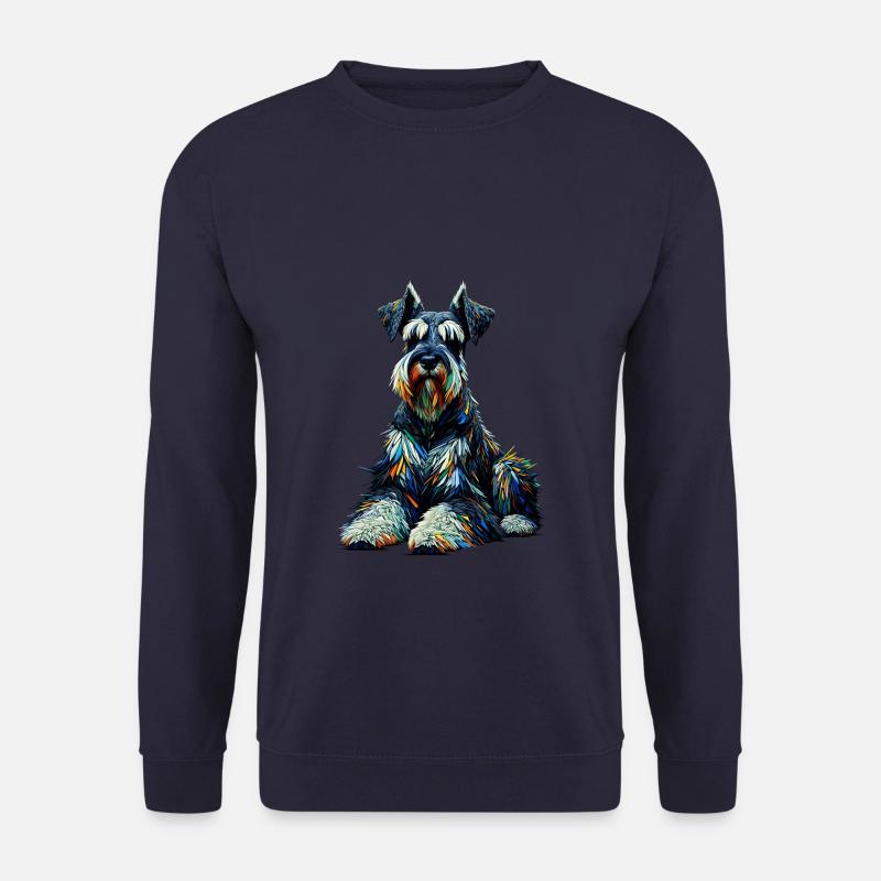 Polygone Art Schnauzer Géant Schnauzers - Sweat-shirt Unisexe - marine