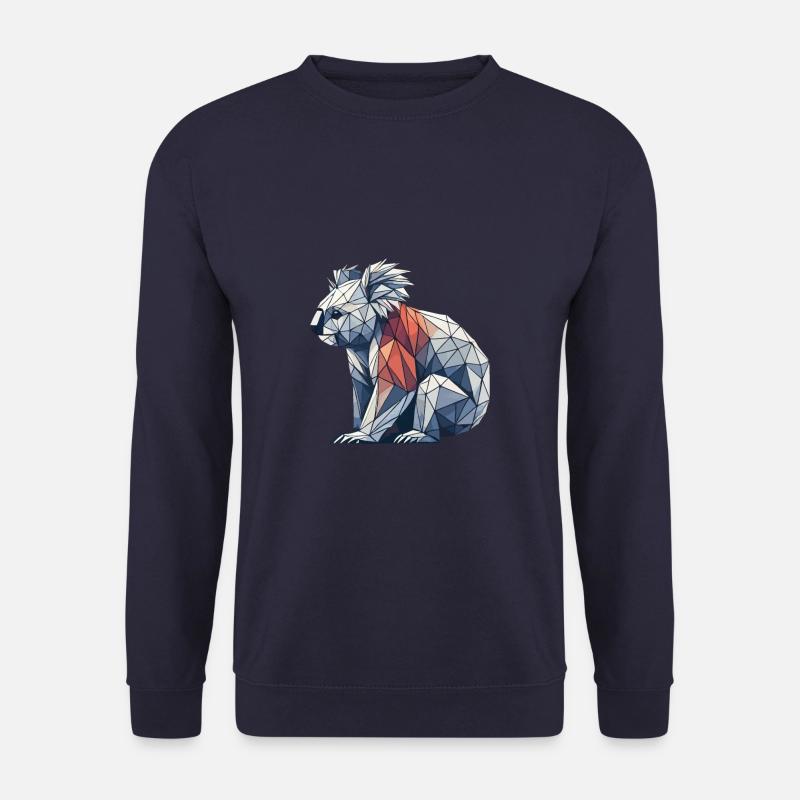 Geometric Art Koala Koalas - Unisex Sweatshirt - navy