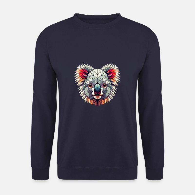 Geometric Art Koala Koalas - Unisex Sweatshirt - navy