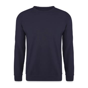Line Art Scottish Fold Chat Scottish Folds Coupari - Sweat-shirt Unisexe - marine - Devant - Alina (178cm) & Michal (187cm)