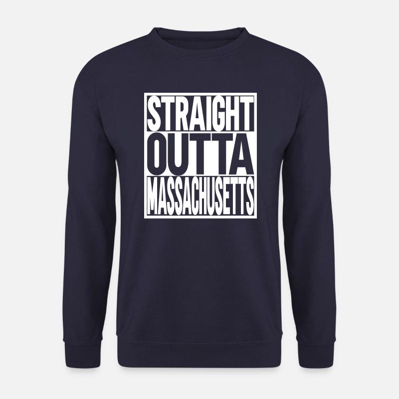 Massachusetts - Unisex Pullover - Navy