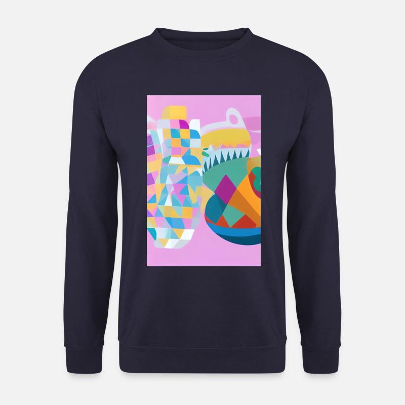 Shapes and patterns - Unisex Sweatshirt - navy