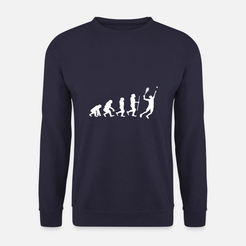 Evolution of Tennis - Unisex Pullover - Navy