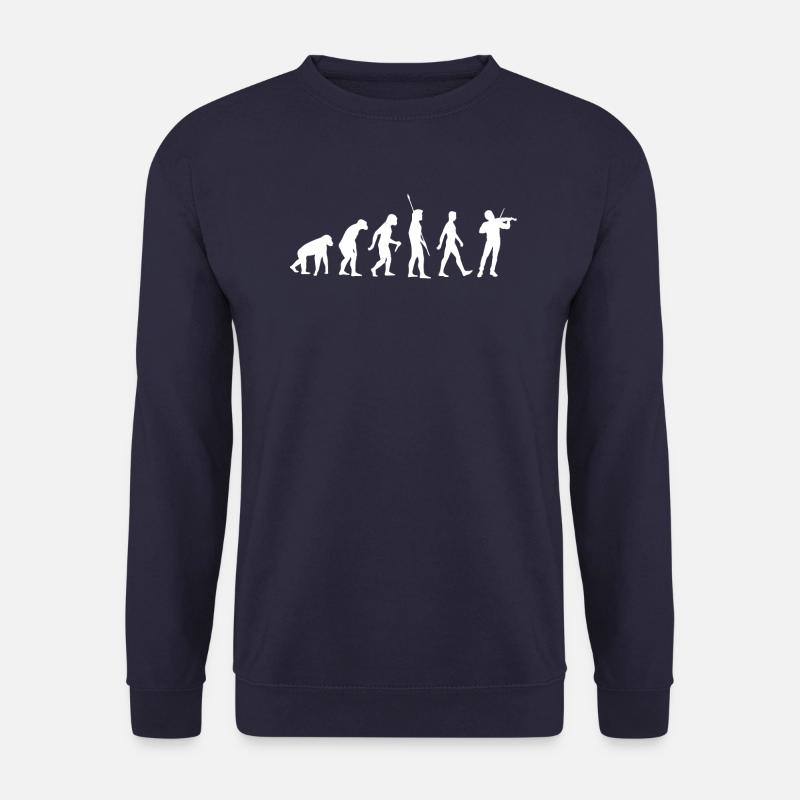 Evolution Violon - Violoniste - Sweat-shirt Unisexe - marine