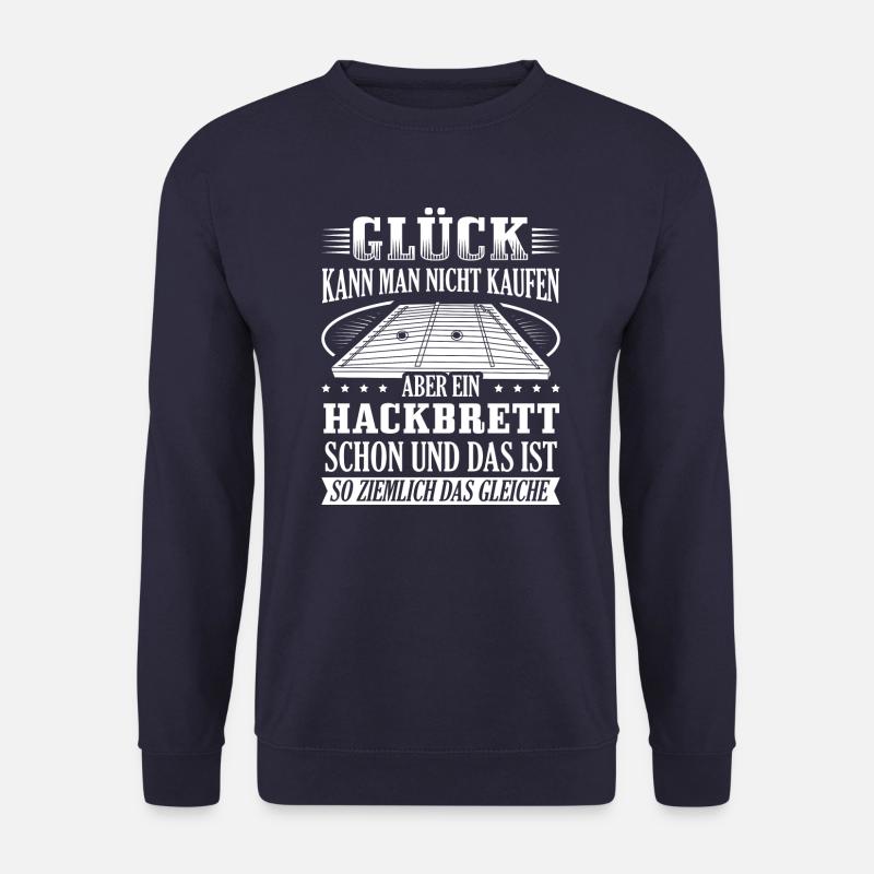 Glück kann man nicht kaufen! - Hackbrett - Unisex Pullover - Navy