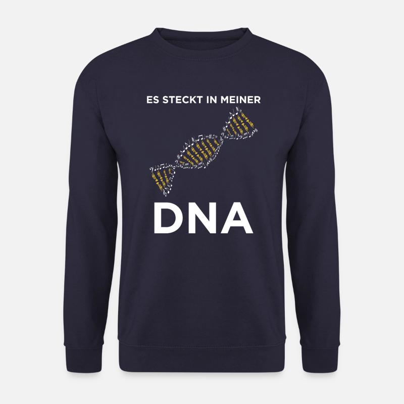 Es steckt in meiner DNA - Trompetenspieler - Unisex Pullover - Navy