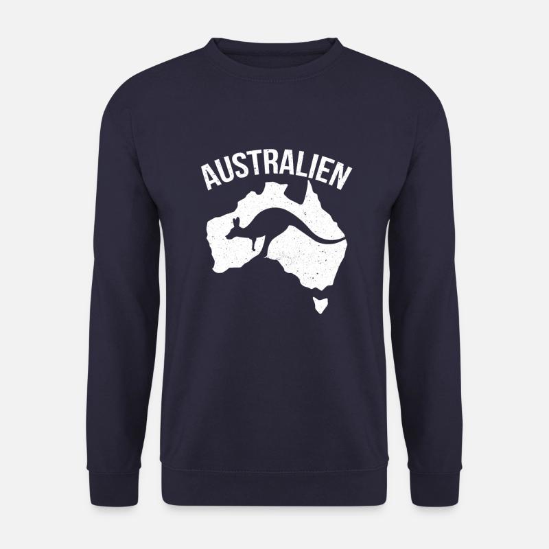 Australien Souvenir Kangaroo Safari Desert Gift - Unisex Pullover - Navy