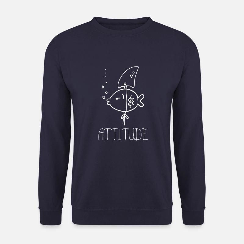 Attitude - Unisex Pullover - Navy