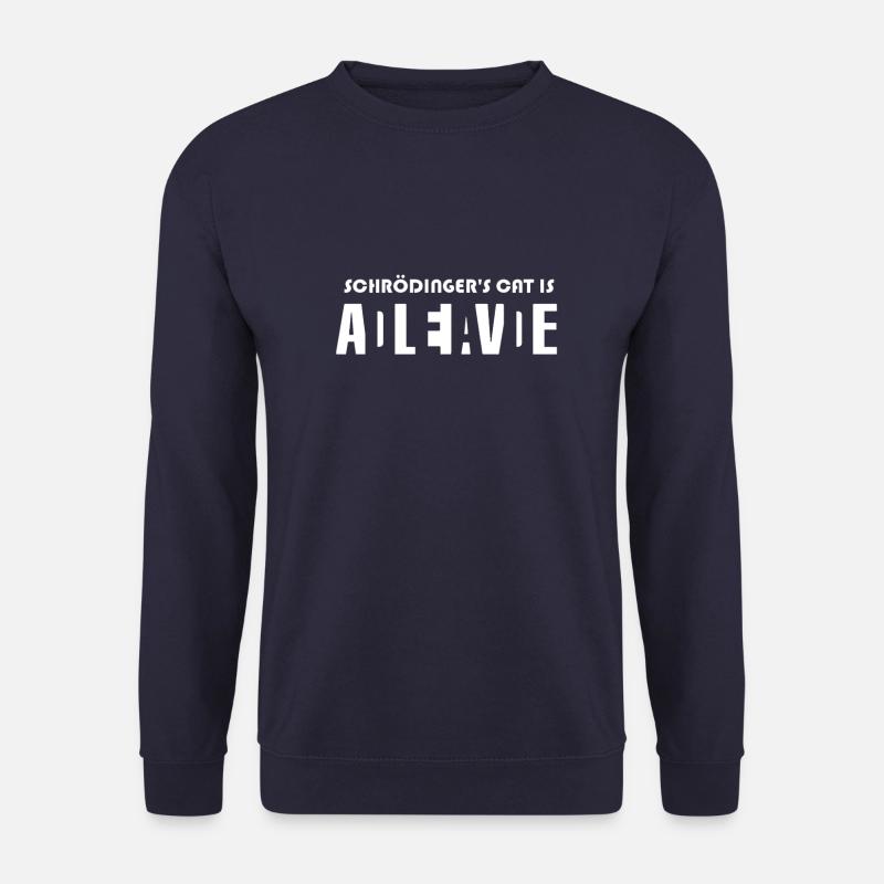 Schrödingers Katze Ist Tot Lebendig Big Bang Nerd - Unisex Pullover - Navy