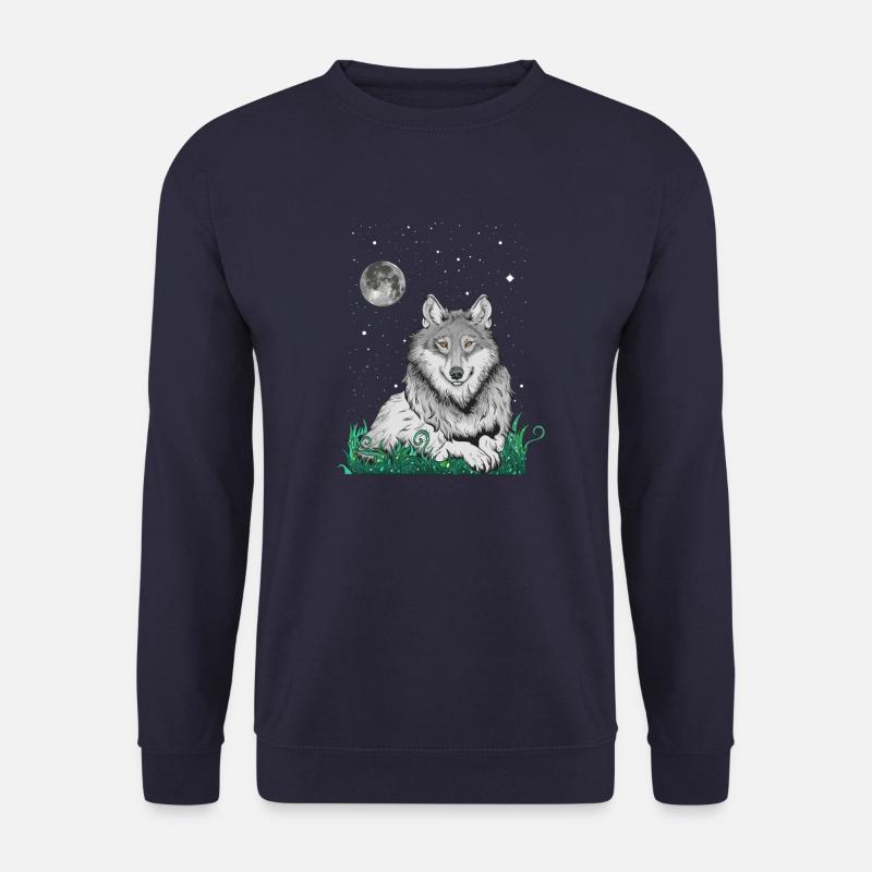 Wolf Wolves Fantasy - Unisex Sweatshirt - navy