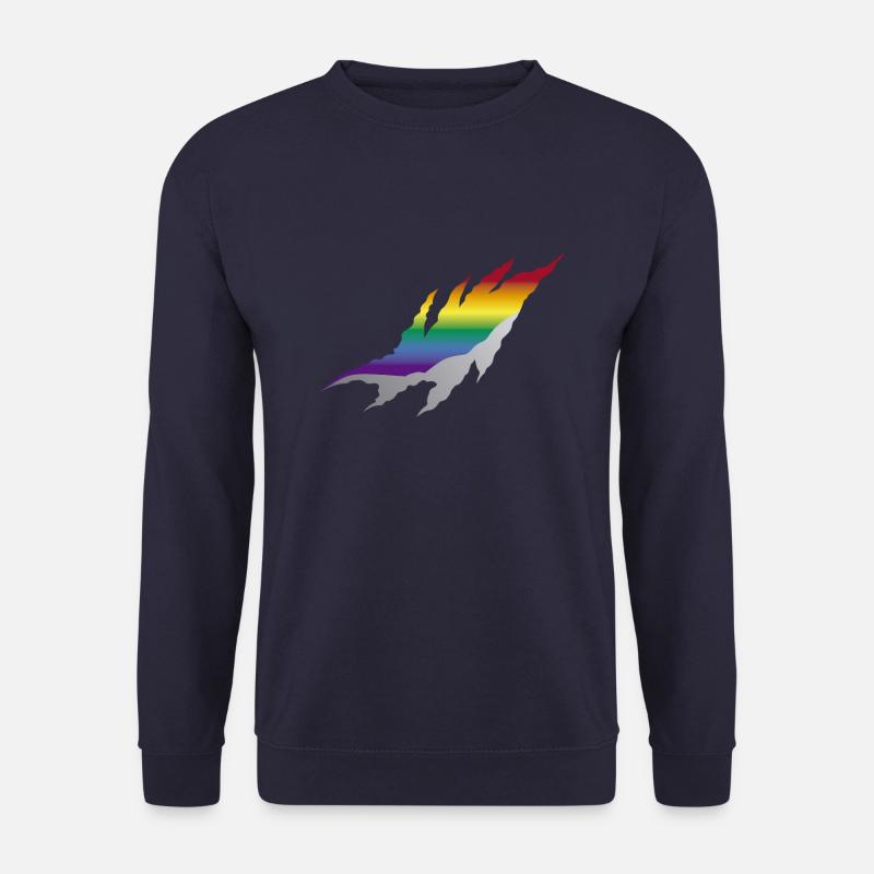 Regenbogen Krallen - Unisex Pullover - Navy