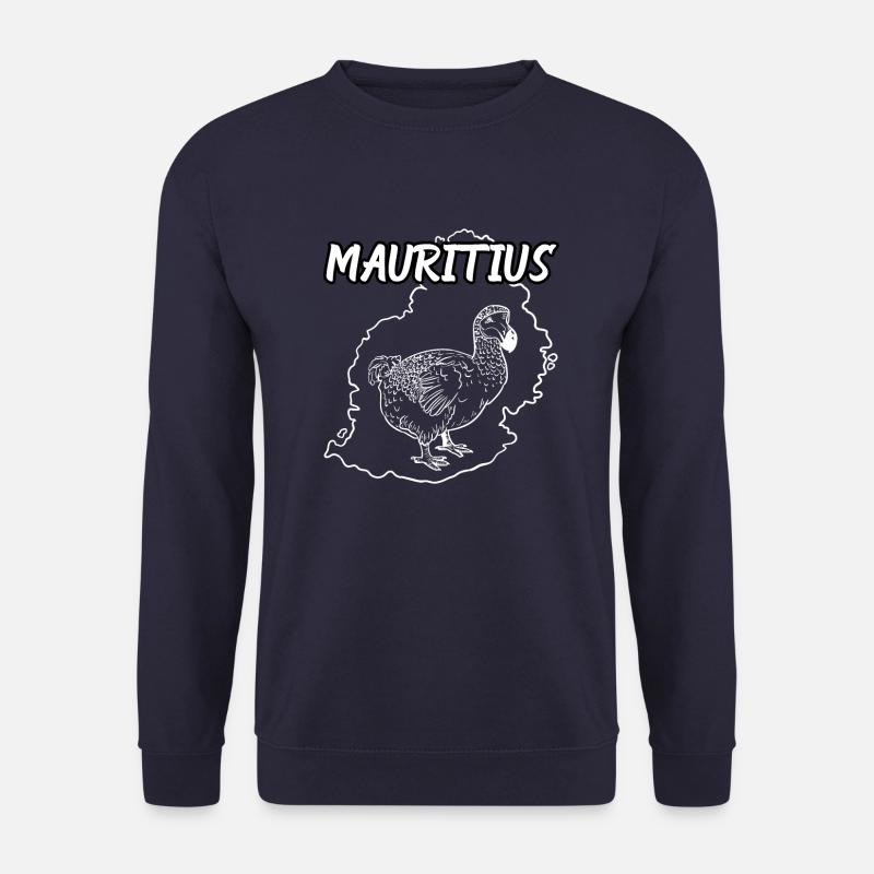Mauritius Landkarte und Dodo Vogel - Unisex Pullover - Navy
