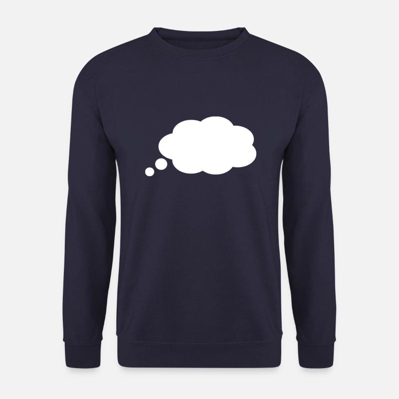 Bulle de pensée - Sweat-shirt Unisexe - marine