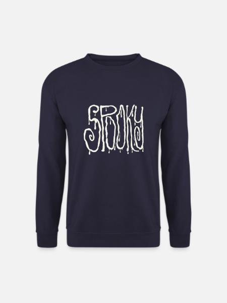 Halloween T-Shirt - Partnerlook - Geist - Unisex Pullover - Navy