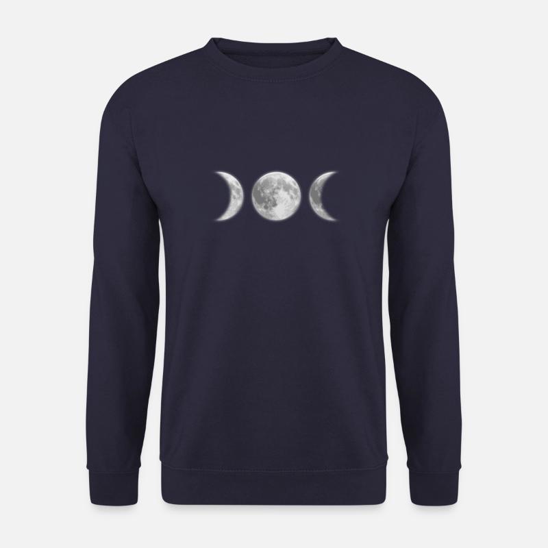 Mondphasen - Unisex Pullover - Navy