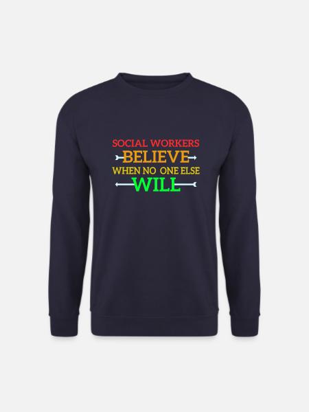 Sozialarbeiter Soziale Arbeit Sozialpädagoge - Unisex Pullover - Navy