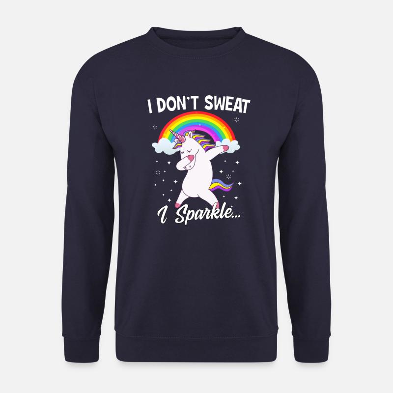 Je ne transpire pas je scintille - Sweat-shirt Unisexe - marine
