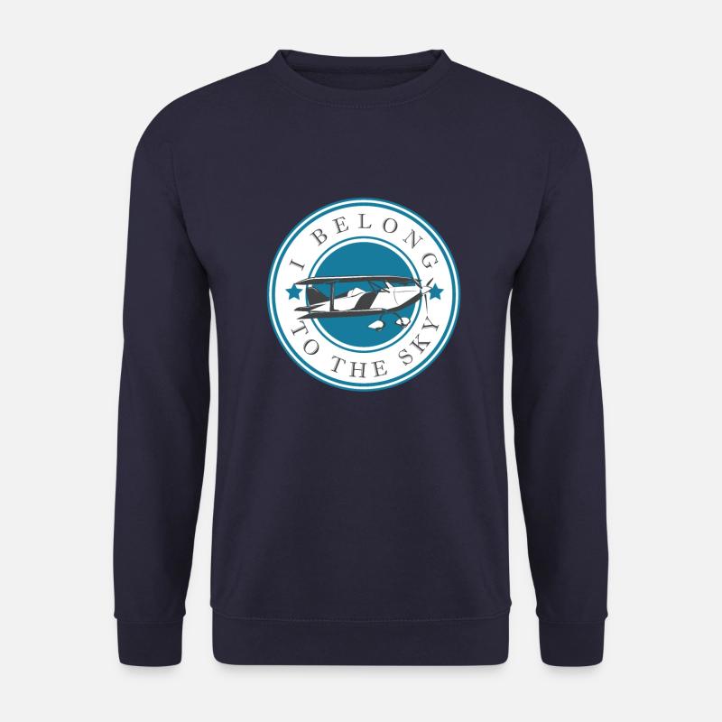 Flugzeug - Unisex Pullover - Navy