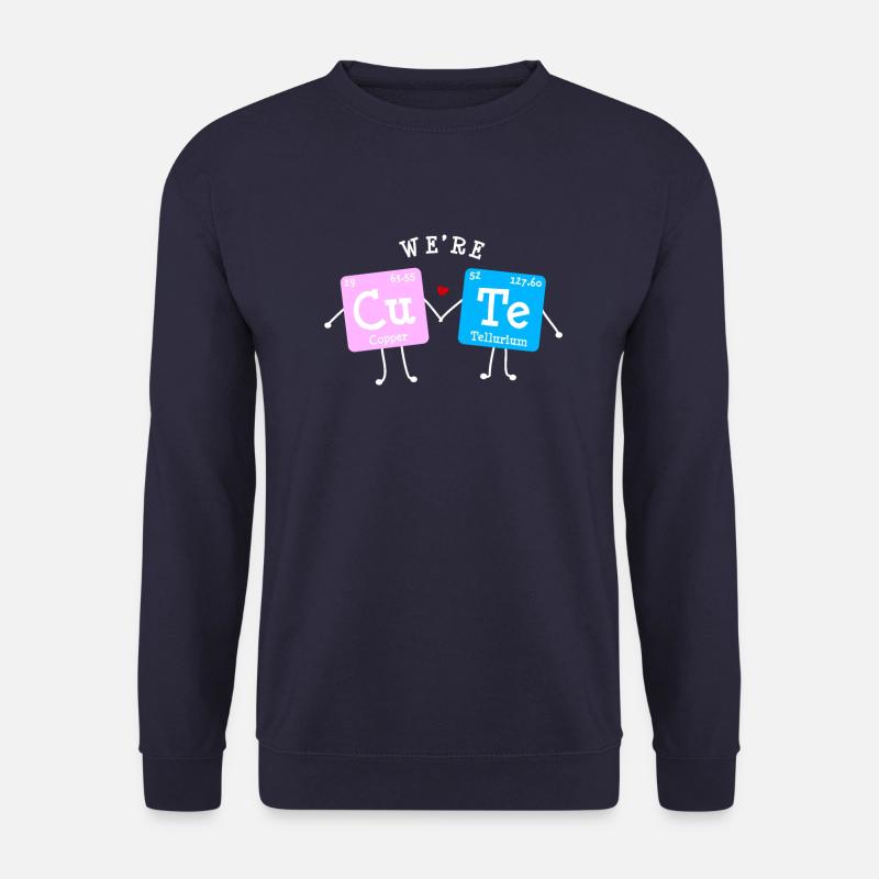 Süß Cute Element Periodensystem Liebe Geschenk - Unisex Pullover - Navy