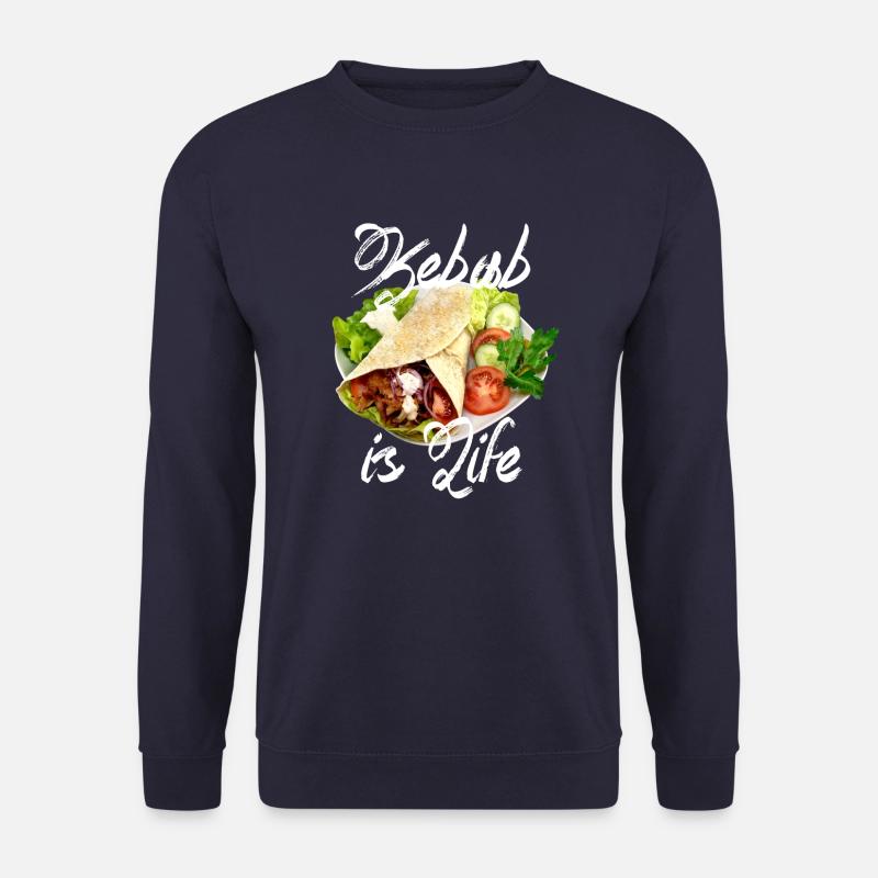 Yufka Döner Kebab mit zwiebel - Unisex Pullover - Navy