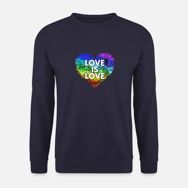 Love Is Love Houston - Unisex Pullover - Navy