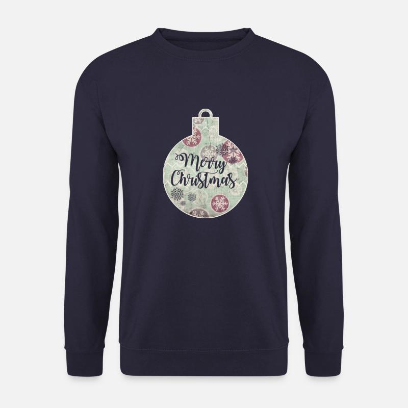 Weihnachten Merry Christmas Xmas Weihnachtskugel - Unisex Pullover - Navy