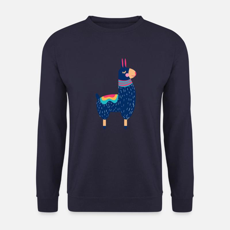 Lama - Unisex Pullover - Navy