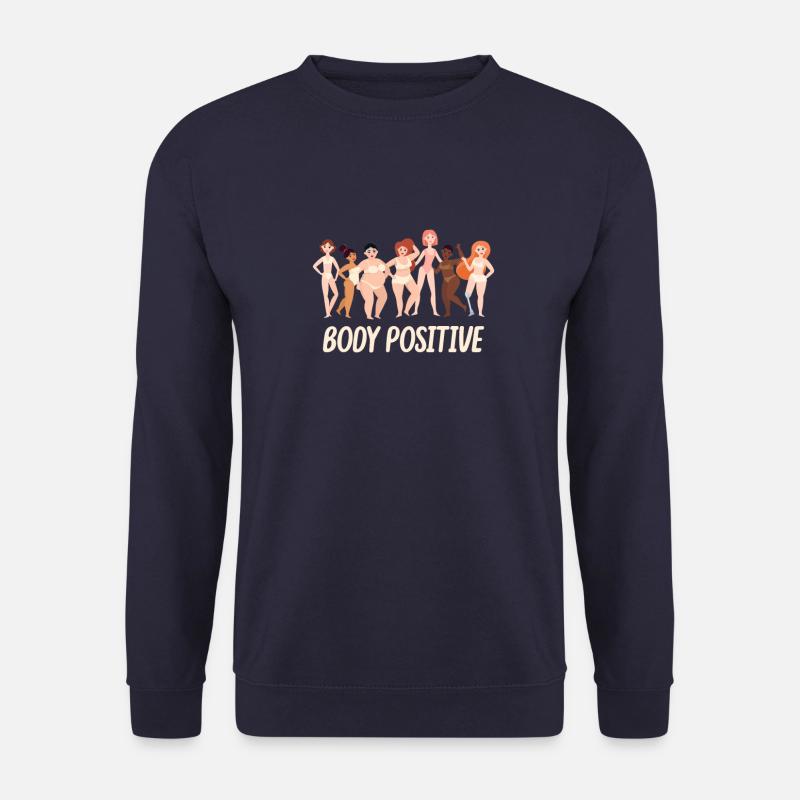 body positive - Unisex Pullover - Navy