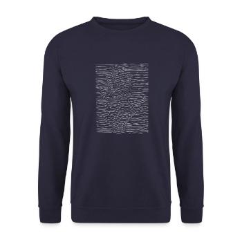 Illusion 3D - Sweat-shirt Unisexe - marine - Devant - Alina (178cm) & Michal (187cm)
