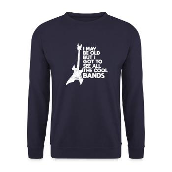 Rock Heavy Metal Band - Unisex Sweatshirt - navy - Front - Alina (178cm) & Michal (187cm)