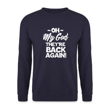 Backstreet - Unisex Pullover - Navy - Vorne - Alina (178cm) & Michal (187cm)