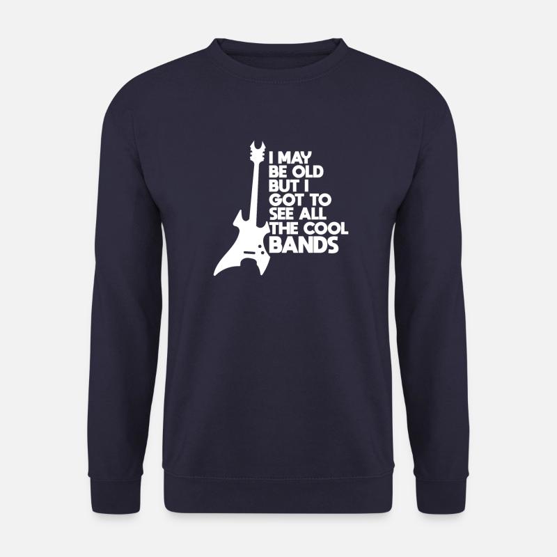 Band Rock Heavy Metal Konzert Gitarre Geschenk - Unisex Pullover - Navy