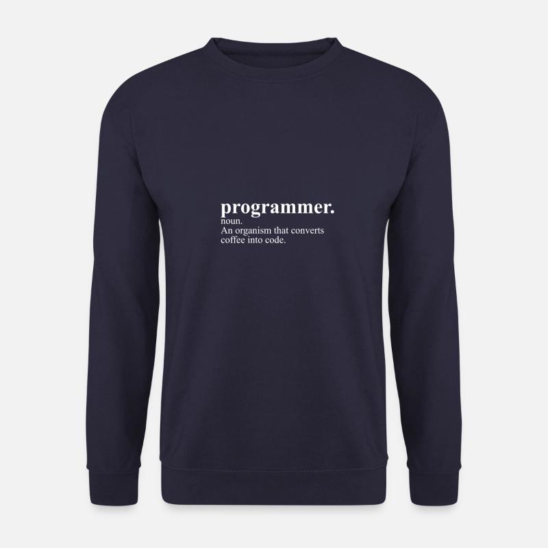 Programmierer-Definition - Unisex Pullover - Navy