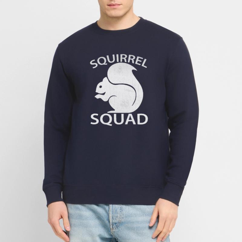 Squirrel Squad | Eichhörnchen Geschenkidee Unisex Pullover