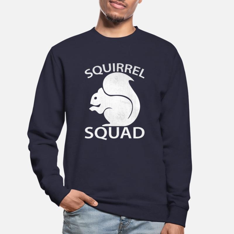 Squirrel Squad | Eichhörnchen Geschenkidee Unisex Pullover