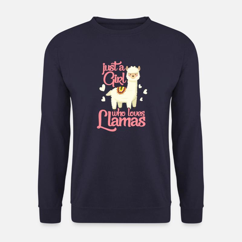 Lama - Unisex Pullover - Navy