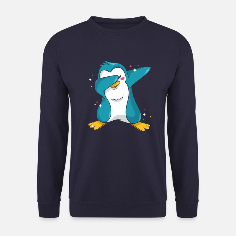 Dabbing Penguin - Unisex Pullover - Navy
