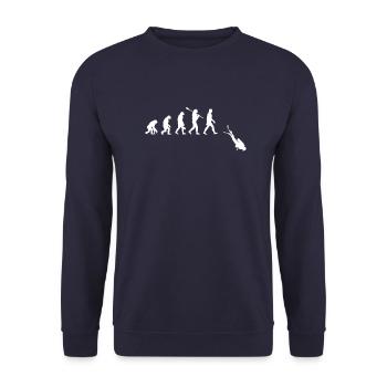 Taucher Evolution - Unisex Pullover - Navy - Vorne - Alina (178cm) & Michal (187cm)